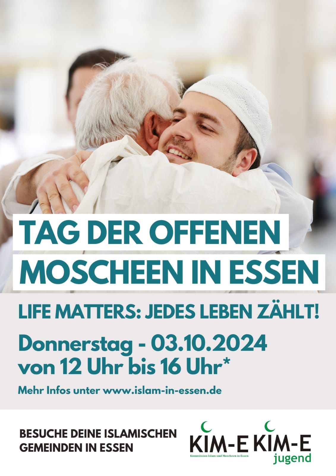 Einladung zum Tag der offenen Moscheen in Essen am 03.10.2024