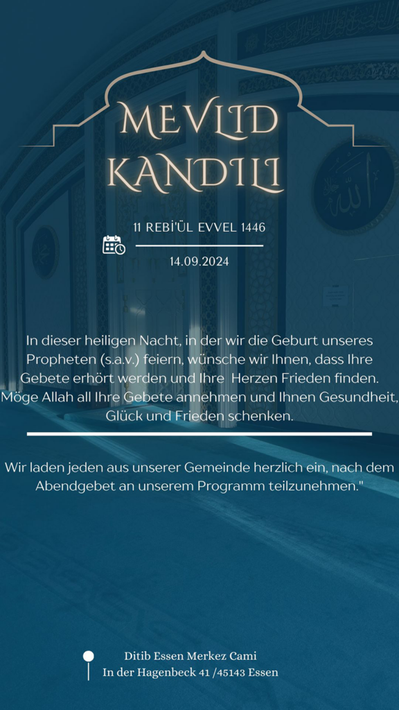 Mevlid Kandili – Die Nacht der Geburt des Propheten